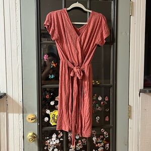 Latched Mama shorts jumpsuit